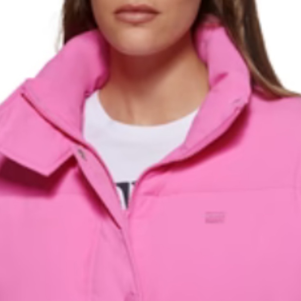 Levi’s Pink Puffer Jacket - Picture 5 of 8